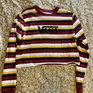 NWOT Vans Long Sleeve Crop